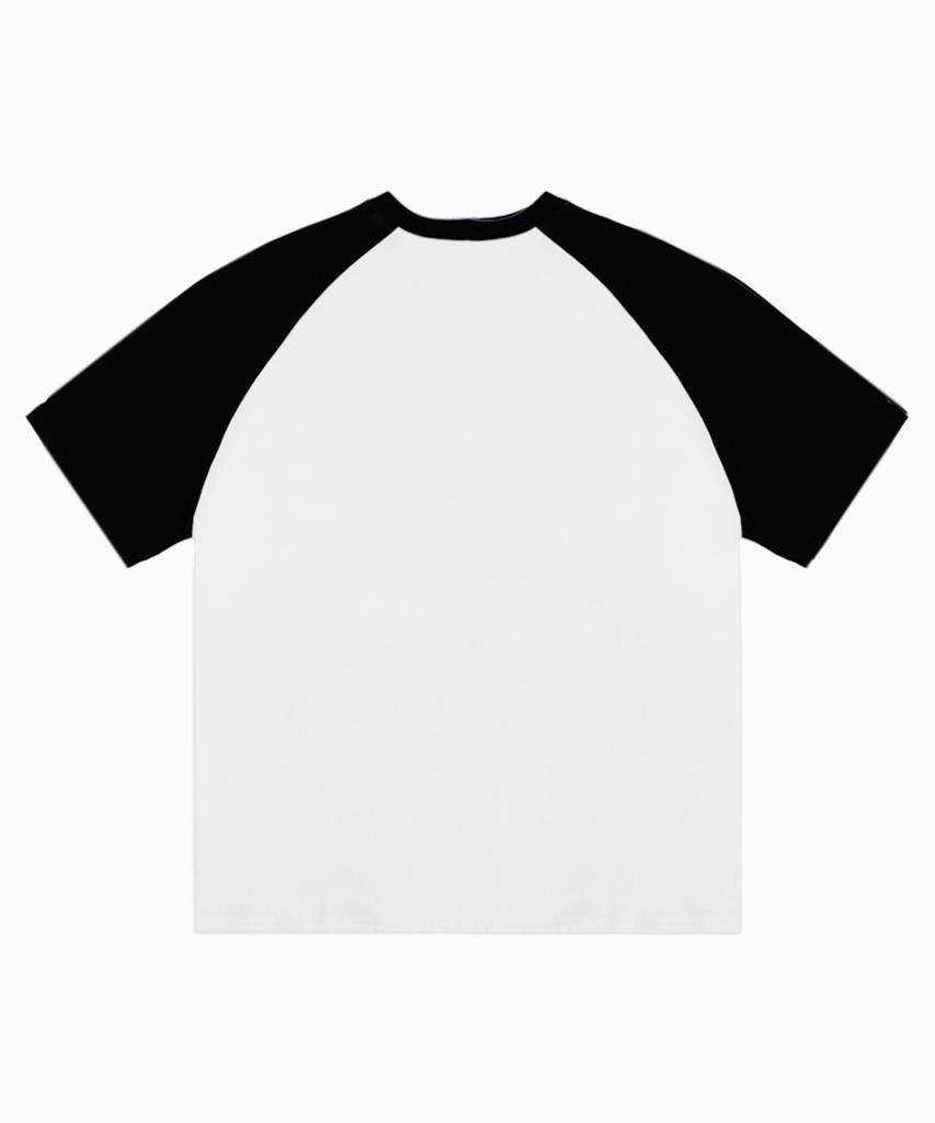 SAINTPAIN Sp Ancient Block Heavyweight Raglan Short Sleeve Tee White