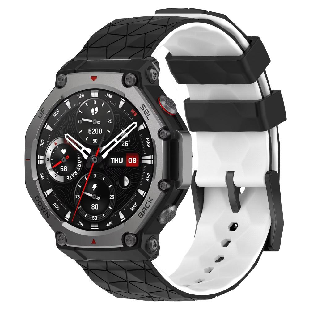 Силиконовый ремешок для умных часов Amazfit T-Rex 3, спортивный сменный браслет для Amazfit T rex 3 с футбольным узором, браслет Correa