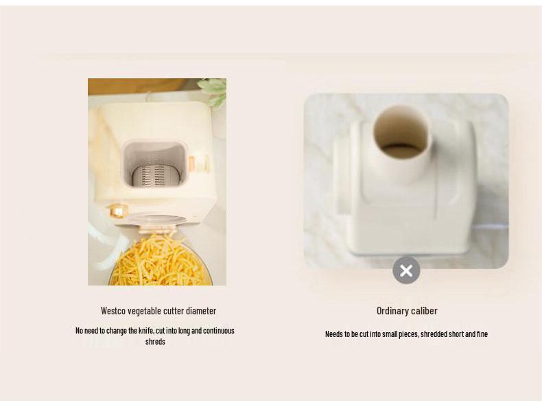 Электрическая овощерезка и слайсер Westco - Многофункциональная автоматическая картофелерезка
