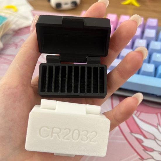 Органайзер для хранения батареек CR2032, кейс-держатель, защита, эффективная организация, компактный, портативный, для дома, для путешествий, держатель батареек CR2032, влагозащищенный