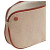 Hermes Echappee 19 Silver Buckle Cotton Toiletry Bag Unisex toiletry bag Brandy H103607M02