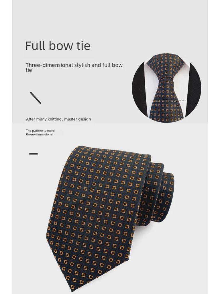 Мужской галстук из полиэстера для бизнеса, свадьбы, повседневного ношения, для жениха и шафера