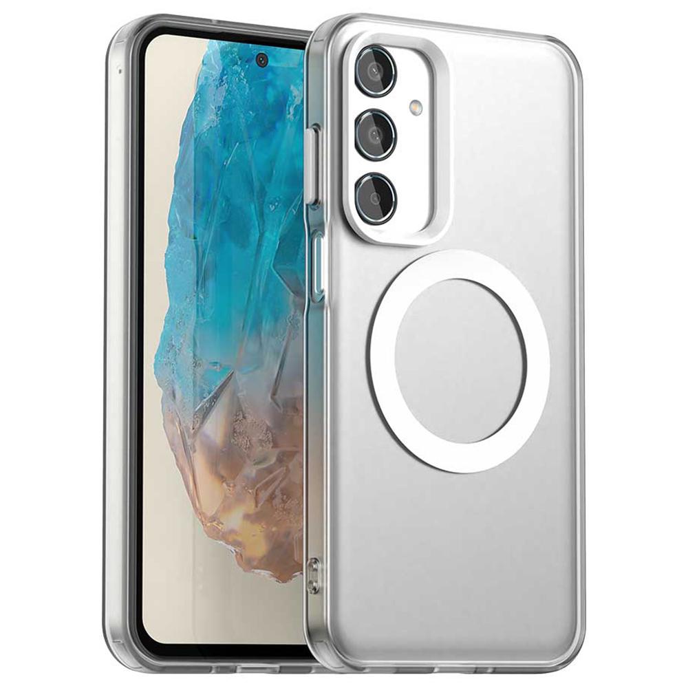 Для Samsung Galaxy M35 5G Чехол Совместимый с MagSafe PC+TPU+PET Противоударный Чехол для Телефона