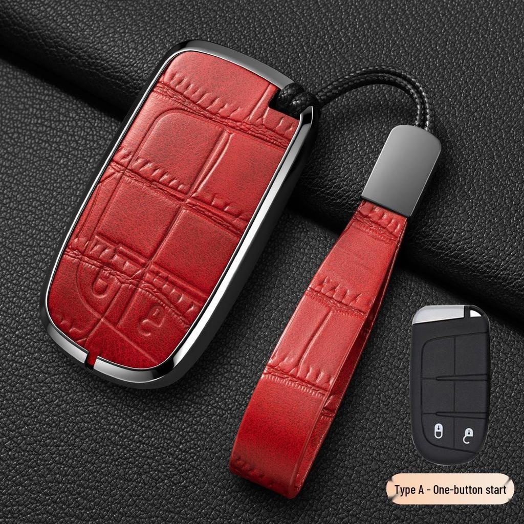 Чехол для ключей Jeep для Compass, Cherokee, Renegade, Grand Cherokee, Commander - Прочная сумка-кошелек с застежкой-пряжкой