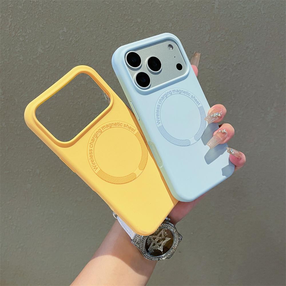 Soft Liquid Silicone For Magsafe Wireless Charging Magnetic Case For iPhone 17 16 15 14 13 12 11 Pro Max Plus Candy Color Cover