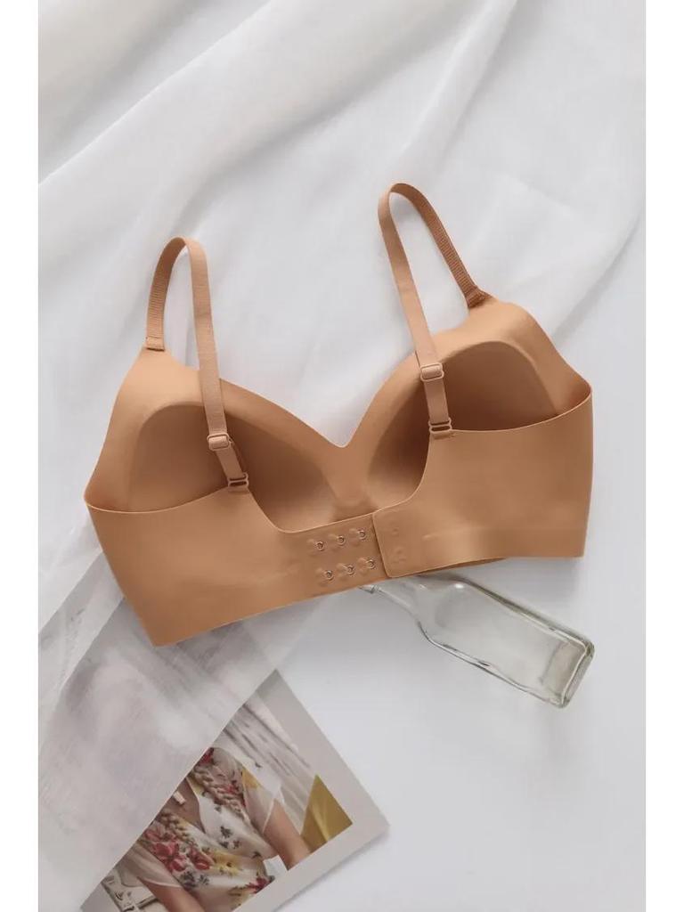 Comfortable Seamless Wireless Bra for Small Chest - Smooth One-Piece Design