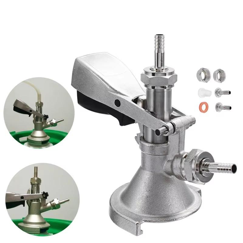 Соединительная муфта для бочонка Диспенсер для разливного пива для домашнего пивоварения Соединительная головка для домашнего пивоварения Диспенсер для вина и пива