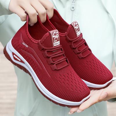 Кроссовки женские летние дышащие повседневные одинарные туфли на шнуровке женские туфли с мягкой подошвой не устают ноги кроссовки