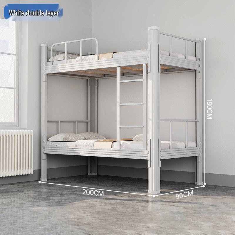 Steel Double-Layer Bunk Bed for Dormitory or Construction Site
