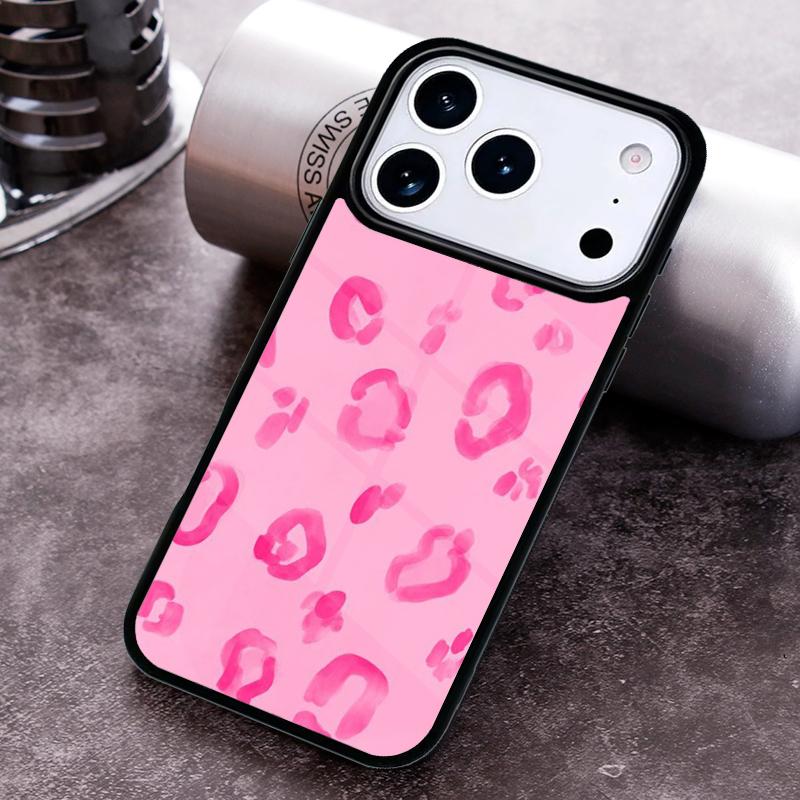 Fashion Leopard Print Phone Case for iPhone 17 16 15 Pro Max Air 14 13 12 11 Plus Shockproof Cover