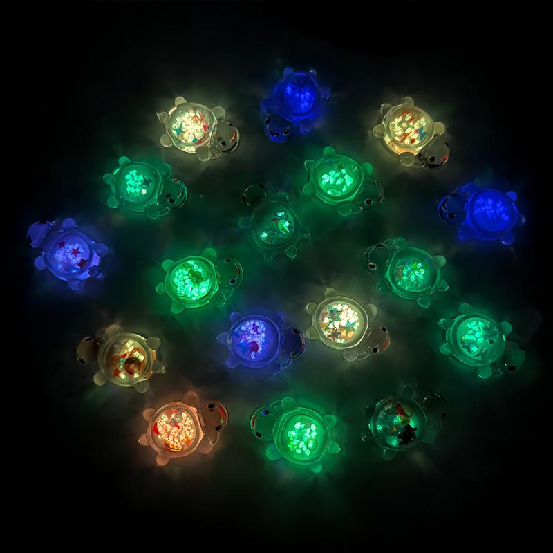 1 шт. садовые аквариумные миниатюры украшения мини светящиеся блестящие черепахи украшения для дома ландшафтные поделки светящиеся черепахи