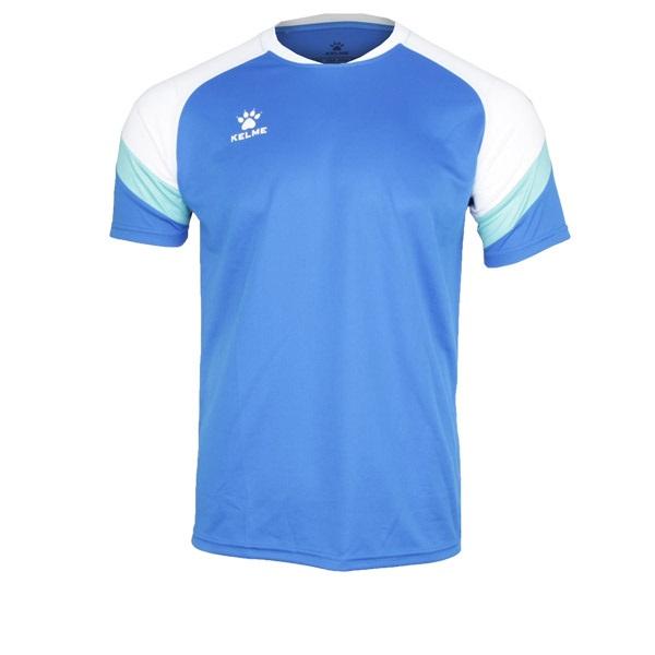 KELME 7351Tx1092 Тренировочная футболка с коротким рукавом Королевский синий/Белый
