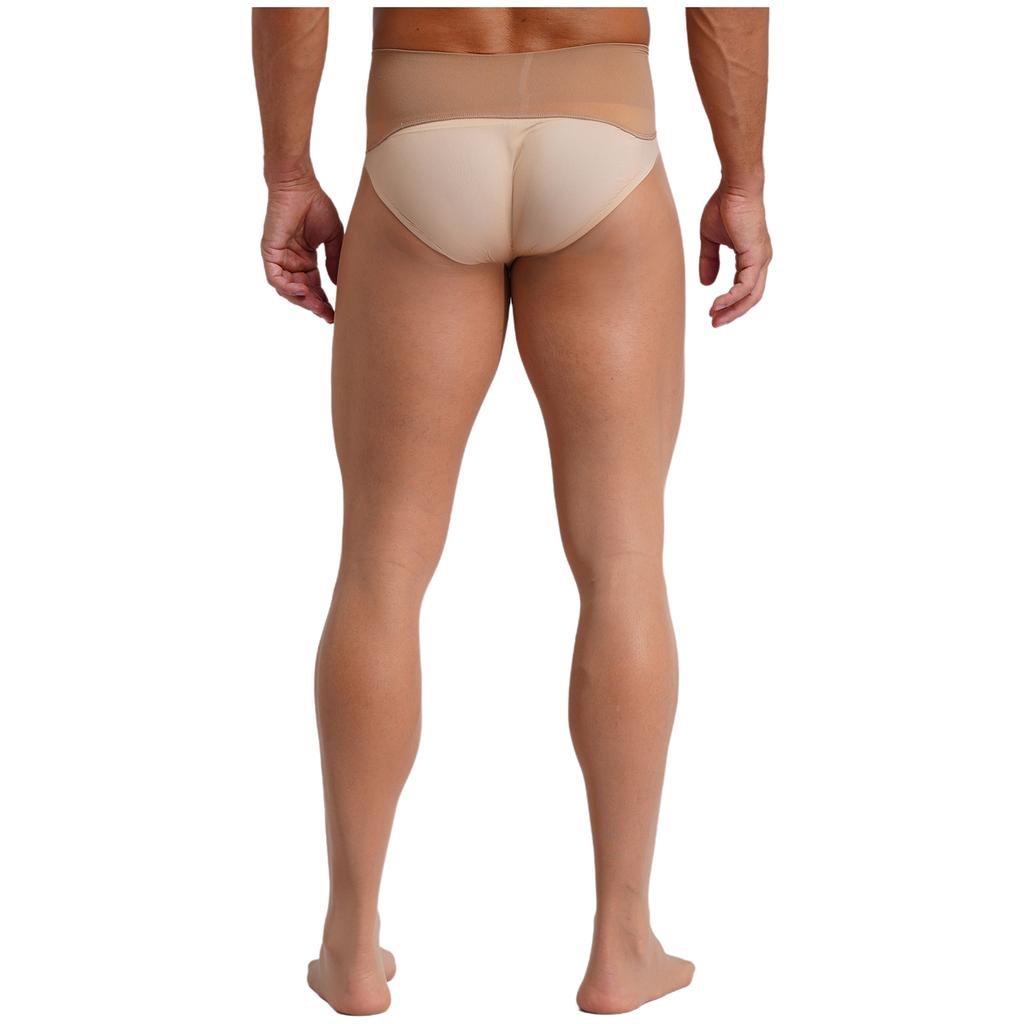 Мужские Ультратонкие Эластичные Колготки Чулки С Высокой Талией Бесшовные Прозрачные Леггинсы Одежда Для Сна