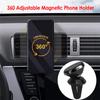 Magnetic Phone Holder 360 Degree Adjustable Car Mount With Car Air Vent Clip Cellphone Mount Phone Bracket Smart Phone Universal