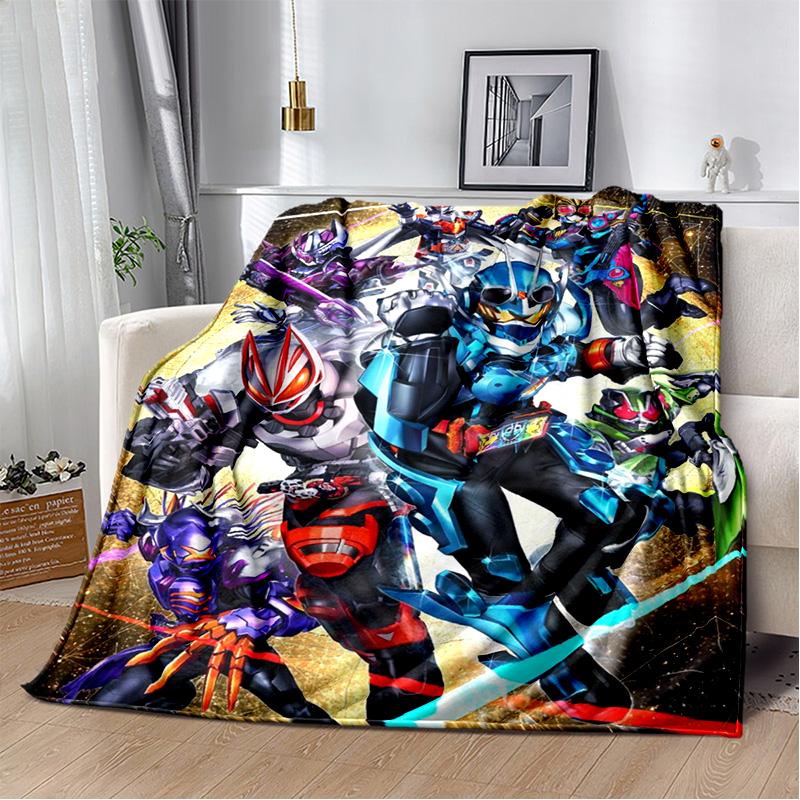Sugar Man K-Kamen Rider GAVV Blanket Elastic Soft Candy Knight Full Storage Soft Warm Bedding Children's Gift throw blanket