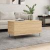 VidaXL Coffee Table Sonoma Oak 90x44.5x45 Cm Engineered Wood 830975