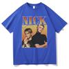 Rock Band Backstreet Boys Nick Carter Print Tshirt Male Vintage T Shirts Mens Cotton Tees Men Womens Hip Hop Oversized Tshirt