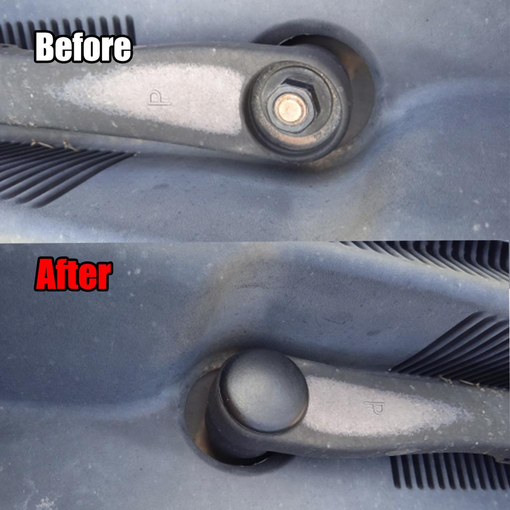 1X Windshield Arm Cap For Kia Forte Cerato Koup K3 Front Wiper Nut Cover Bolt Anti-rust Protector Case Replacement Part 09 -2020