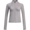 Vanish Elite Rush Short Sleeve Fashion Breathable Stand Collar Slim Jacket Women Jacket Dawn-Gray Pink 1389873-009