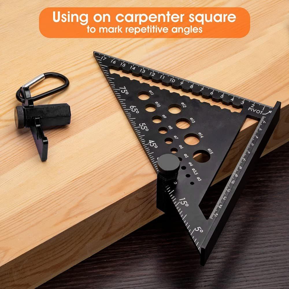 With Holder Framing Square Attachments Aluminum Alloy Woodworking Jigs For Circular Saw