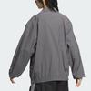 Adidas Originals Oversized Track Top Women Tops Gray JJ3362