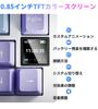 Механическая клавиатура AK820 Pro с линейной осью RGB, поддержкой горячей замены, TFT-экраном и игровой ручкой, Bluetooth, прокладкой клавиш из вспененного PBT, 4000 мАч для