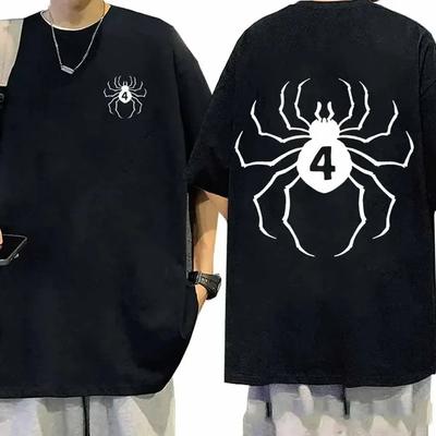 Футболка аниме Hunter X Hunter Phantom Troupe Hisoka Chrollo с принтом Футболка для мужчин и женщин Спортивные футболки для бега Футболка в уличном стиле