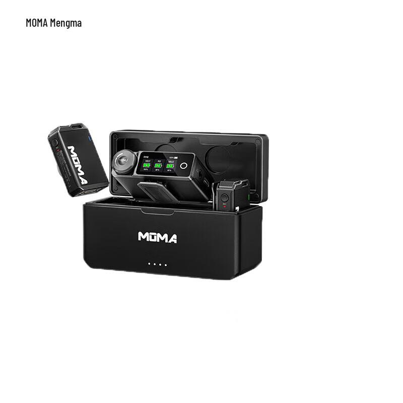 MOMA Lark Max Dual-Channel Wireless Lavalier Microphone System