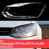 Для Volkswagen VW Polo MK5 Дорестайлинг 2010-2013 Прозрачный корпус Передние фары Линза Оболочка Крышка Плафон
