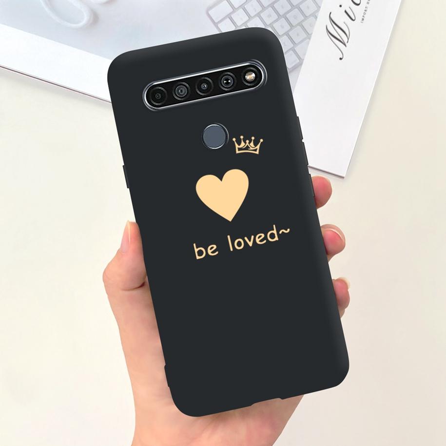 Чехол для LG K61 LMQ630EAW LM-Q630 Модный Цветочный Мягкий Чехол-Бампер Для LG K61 2020 K 61 Силиконовая Задняя Крышка Для LGK61 Funda