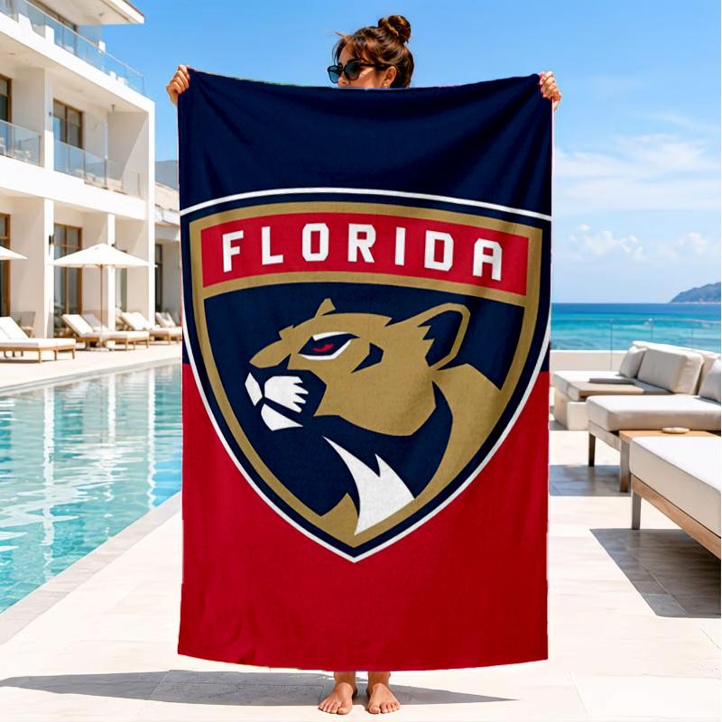 Panthers ice hockey Beach Towel, Super Soft Microfiber, Perfect Gift for Her/Him, Birthday, for Pool, Beach, Travel, Decor Beach Party