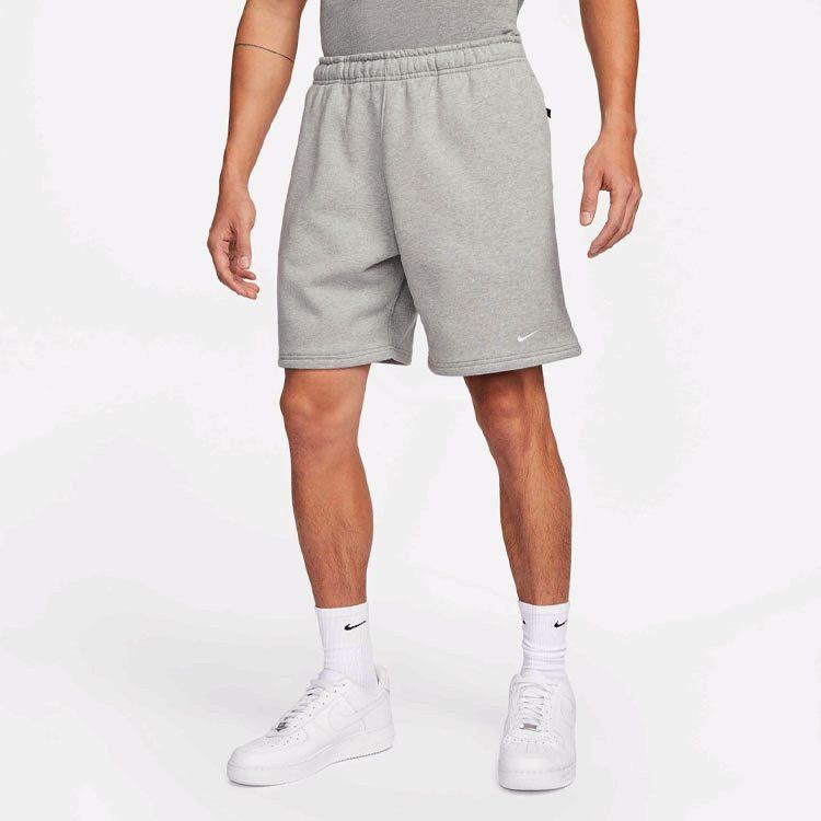 Nike Повседневные шорты Solo Swoosh Унисекс Серые DV3056-063