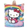 Hello Kitty Blankets Cute Cartoon Wool Funny Warm Throw Blankets for Bedding Lounge Textile Decor
