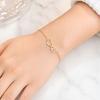 Women Bracelet, Thin Chain Design Adjustable Bracelet, Hollow Heart Dog Paw Print Healing Charm Bracelet, Multi-Purpose Wrist Anklet Accessory