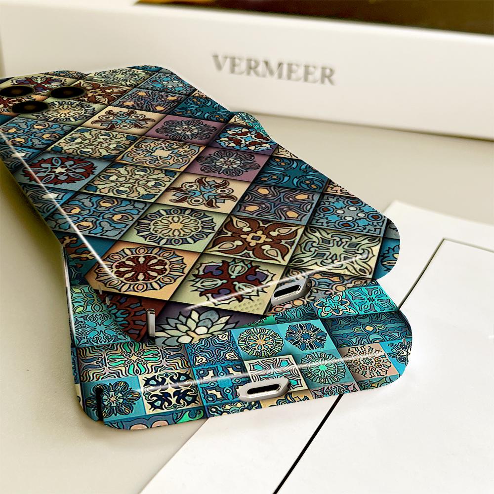 Универсальный чехол для телефона с пленкой и мультяшным модным дизайном, твердый чехол с полным покрытием, защитный чехол для камеры для iPhone, Samsung, Xiaomi, Poco, Redmi, Huawei, Honor