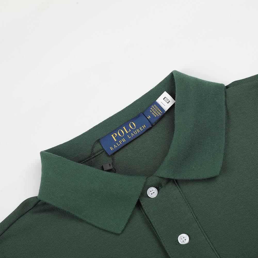 Ralph Lauren Летняя мужская и женская рубашка-поло из 100% хлопка пике с вышитым логотипом в виде медведя Поло