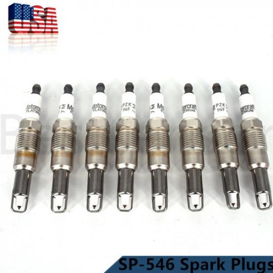 8Pcs New SP-546 PLATINUM Spark Plugs Fit for Ford F150 F250 Motorcraft PZK14F US