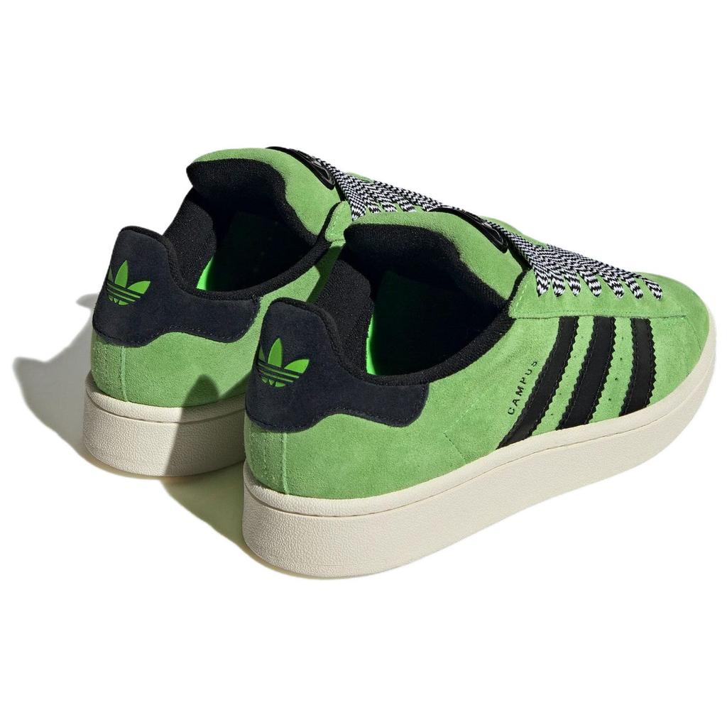 Adidas Campus 00s Solar Green Черные женские кроссовки Core-Black Off-White HQ4409