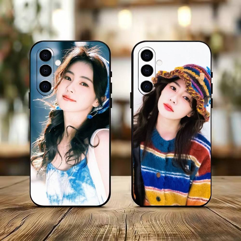 Actor Bai Mengyan Phone Case Black Silicone Soft For Samsung Galaxy A73,A72,A71,A70,A53,A52,A51