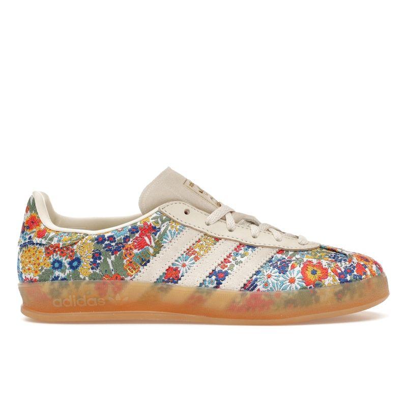 Liberty London X Adidas Gazelle Indoor Floral Embroidery Women Sneakers Cream Off-White Gum JP5309