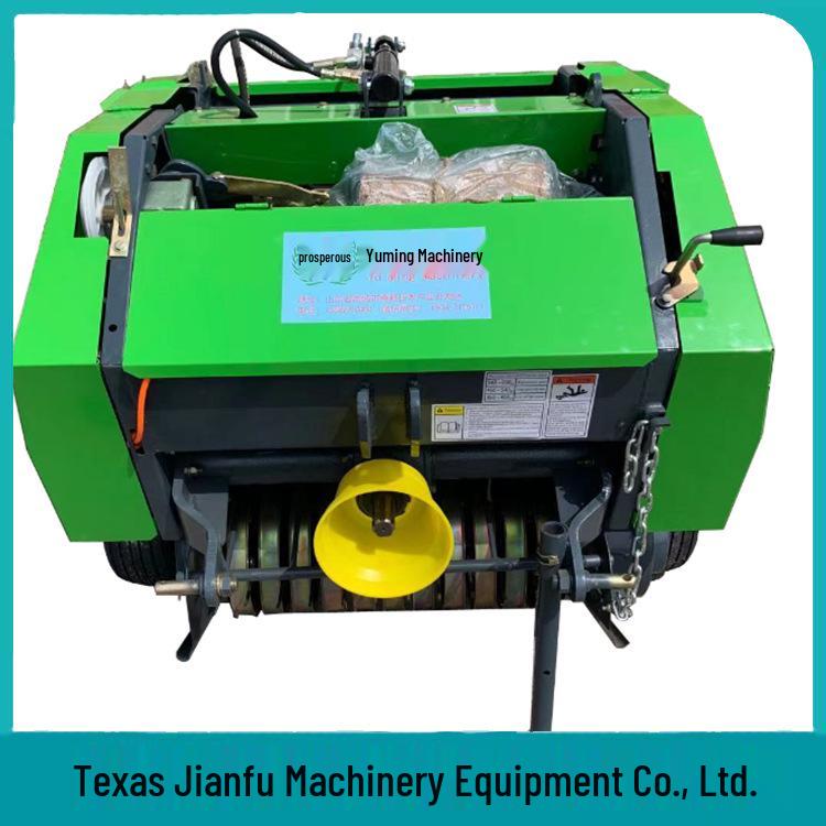 Fully Automatic Small Four-Wheel Grass and Crop Straw Baler