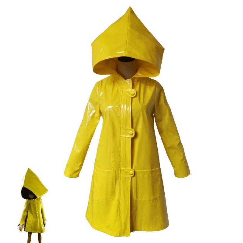 Костюм для косплея Маленькая Шестерка из 2 Кошмаров, желтая куртка-пальто, плащ на Хэллоуин