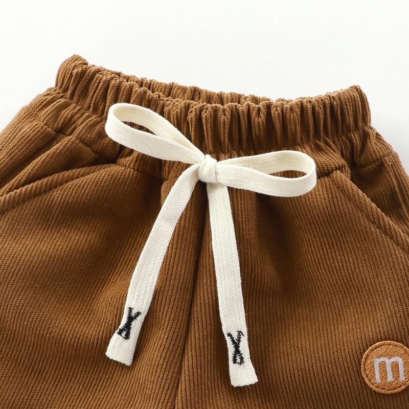 Детские утепленные брюки Зимние теплые брюки Мальчики Утепленные спортивные штаны Девочки Повседневные брюки на кулиске Осень Детская одежда