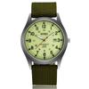 Hot Sale Canvas GENEVA Men's Wrist Watch Quartz Sport Stainless Steel