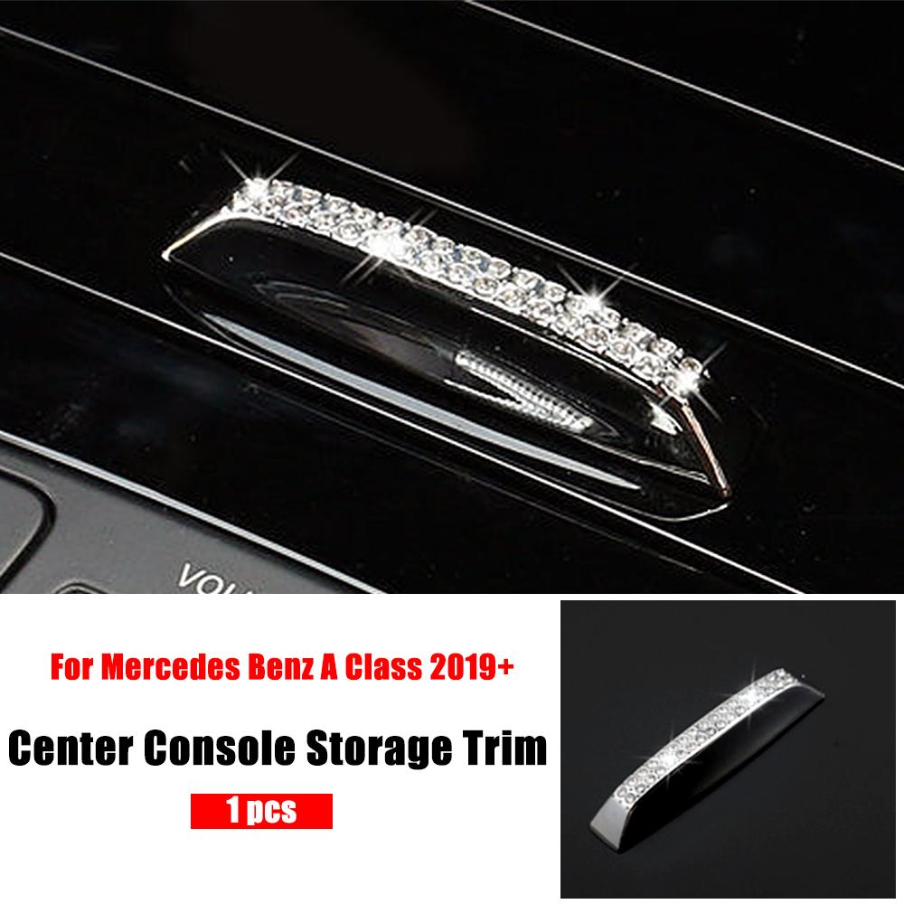 Для Mercedes Benz A Class W177-2022 A180 A200 A220 A250 A35 ящик для хранения центральной консоли регулировка кнопки переключения кристалл