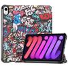 Case for iPad Mini6 2021 Tablet Case Tri-fold Bracket Painted Tablet Case Magnetic Protective Cover For Funda Ipad Mini 6 2021