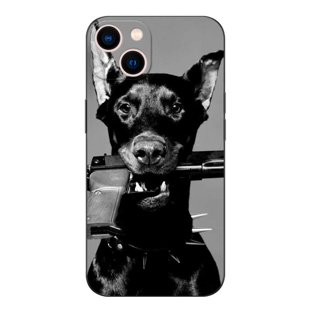 Black Tpu Case For Oneplus 8 Pro 8t 9 9R Nord 2 Ce N10 N100 N200 4G 5G  Doberman