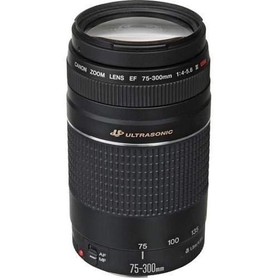 Canon EF Lens III Zoom Lens Telephoto Product Черный EF75-300mm F4-5.6