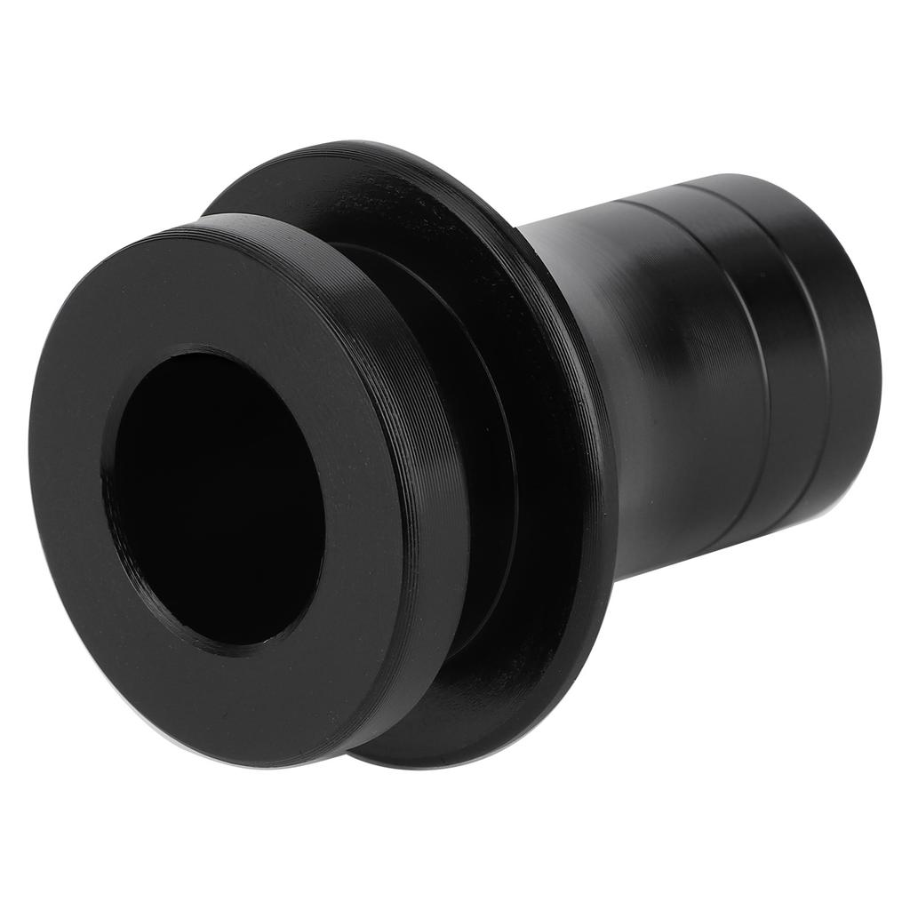 M12x1.25 Shift Knob Boot Retainer Aluminum Alloy Adapter for Manual Transmission VehiclesBlack