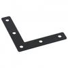 Черные Стальные Угловые Кронштейны L-образной формы Прочные Кронштейны для Поддержки Мебели